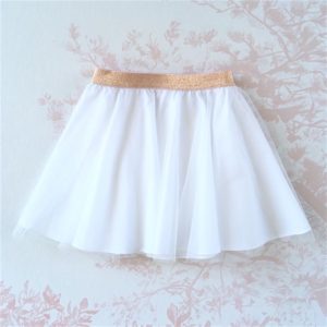 jupe blanche fille mariage