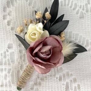boutonniere temoin mariage