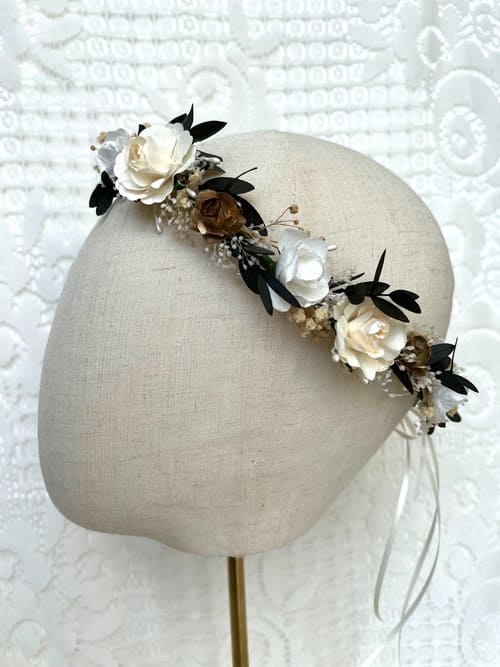 couronne mariage automne