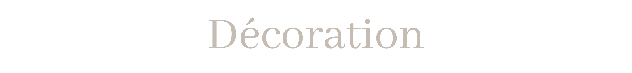 decoration titre fin