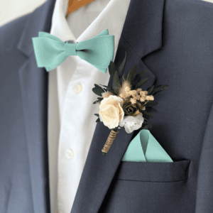 grande boutonniere mariage automne