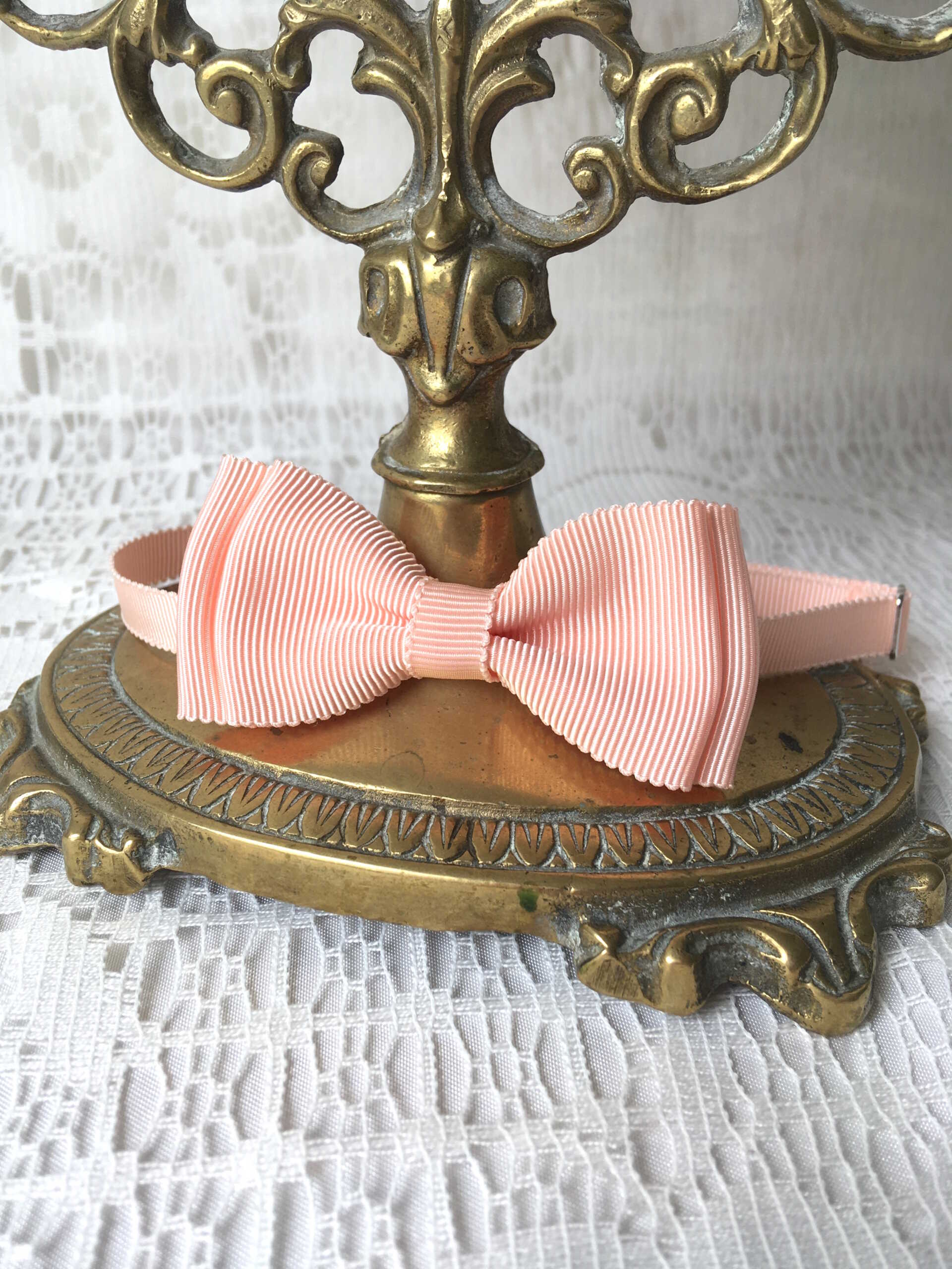 noeud papillon enfant peche pastel