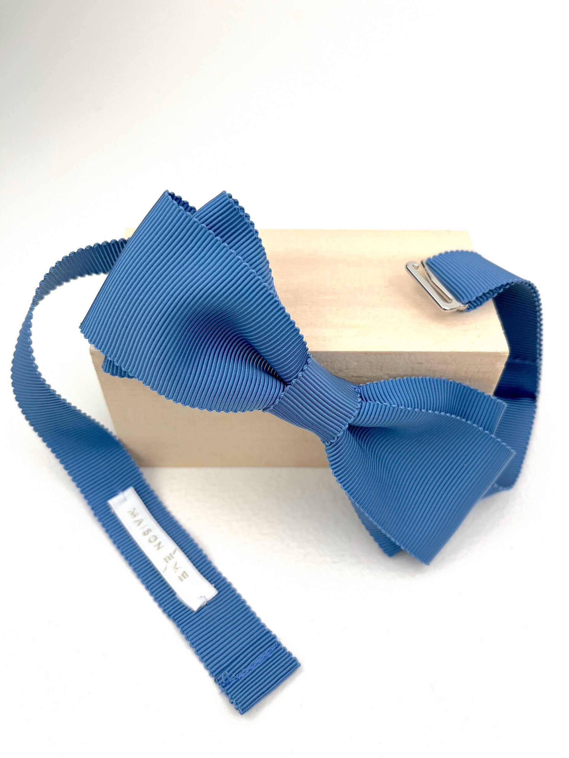 noeud papillon homme bleu orage pour mariage