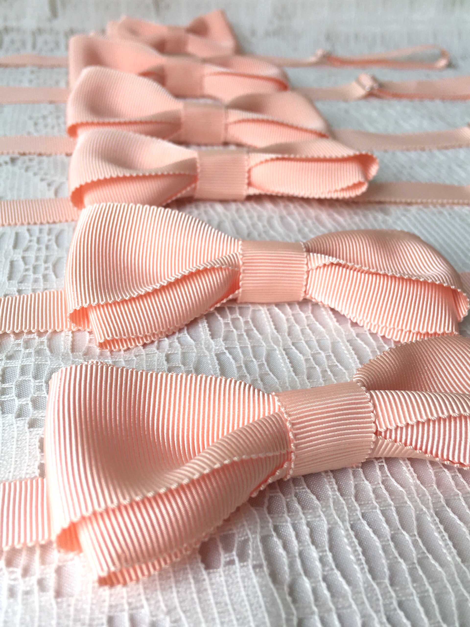 noeud papillon mariage pêche pastel pour temoins noeud papillon mariage pêche pastel pour temoins